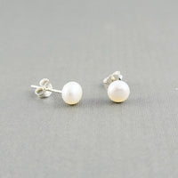 Freshwater Pearl Post Earrings