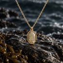Pebble Beach Necklace Gold