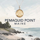 Pemaquid Point Maine Jewelry made with real beach sand