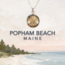 Popham Beach Maine Jewelry made with real beach sand