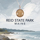 Reid State Park Maine Jewelry made with real beach sand