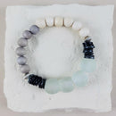 Sea Glass Boho Bracelet in Seafoam