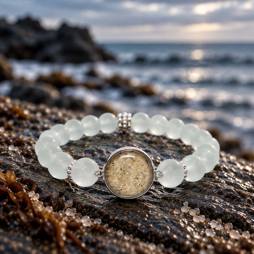 Seaglass Beach Bracelet | Seafoam