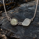Seaglass Beach Necklace | Silver