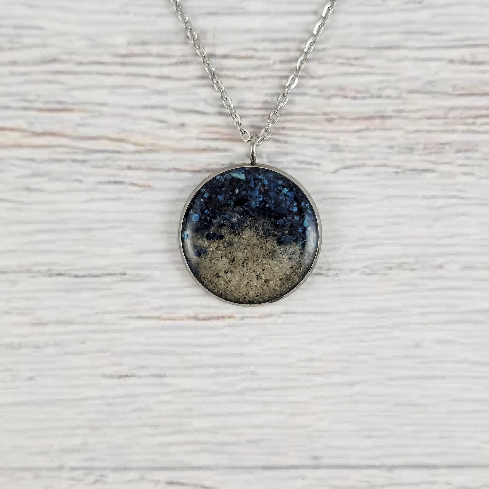 Shattuckite Medium Round Necklace
