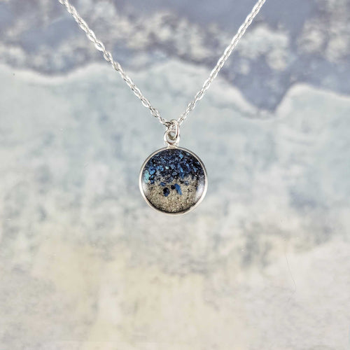 Shattuckite Small Round Necklace