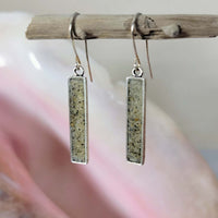 Beach Bar Silver Earrings
