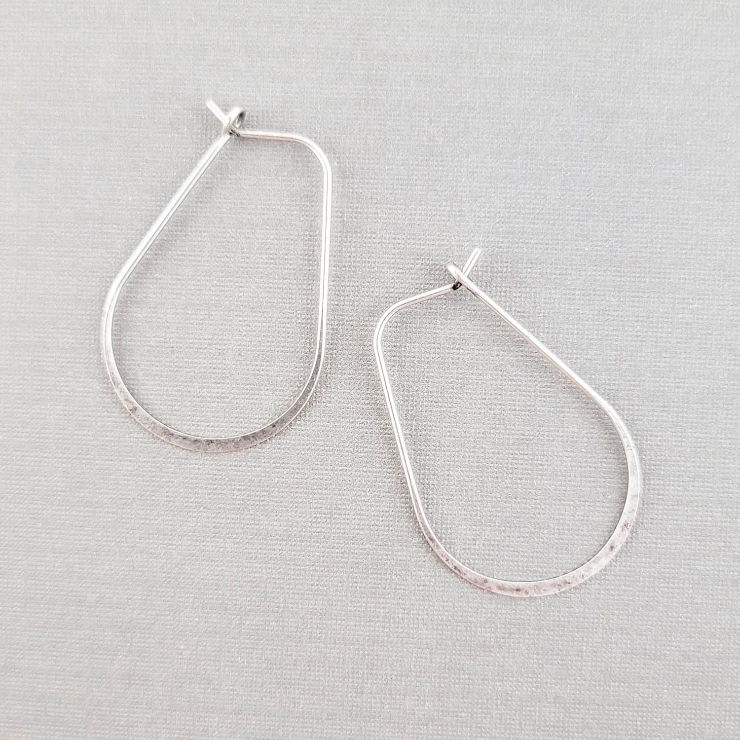 Hoop Earrings in Silver