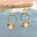 Sunlit Shore Hoop Earrings
