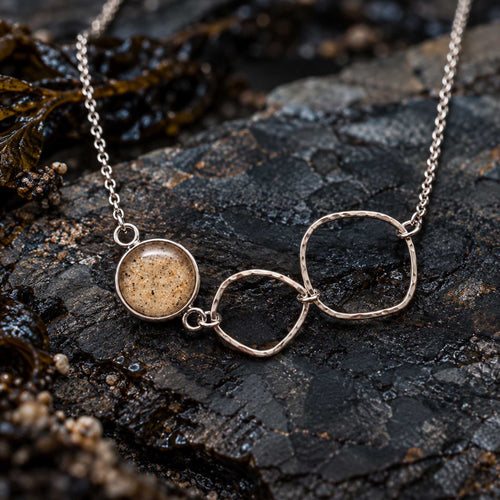 Tide Beach Necklace Silver