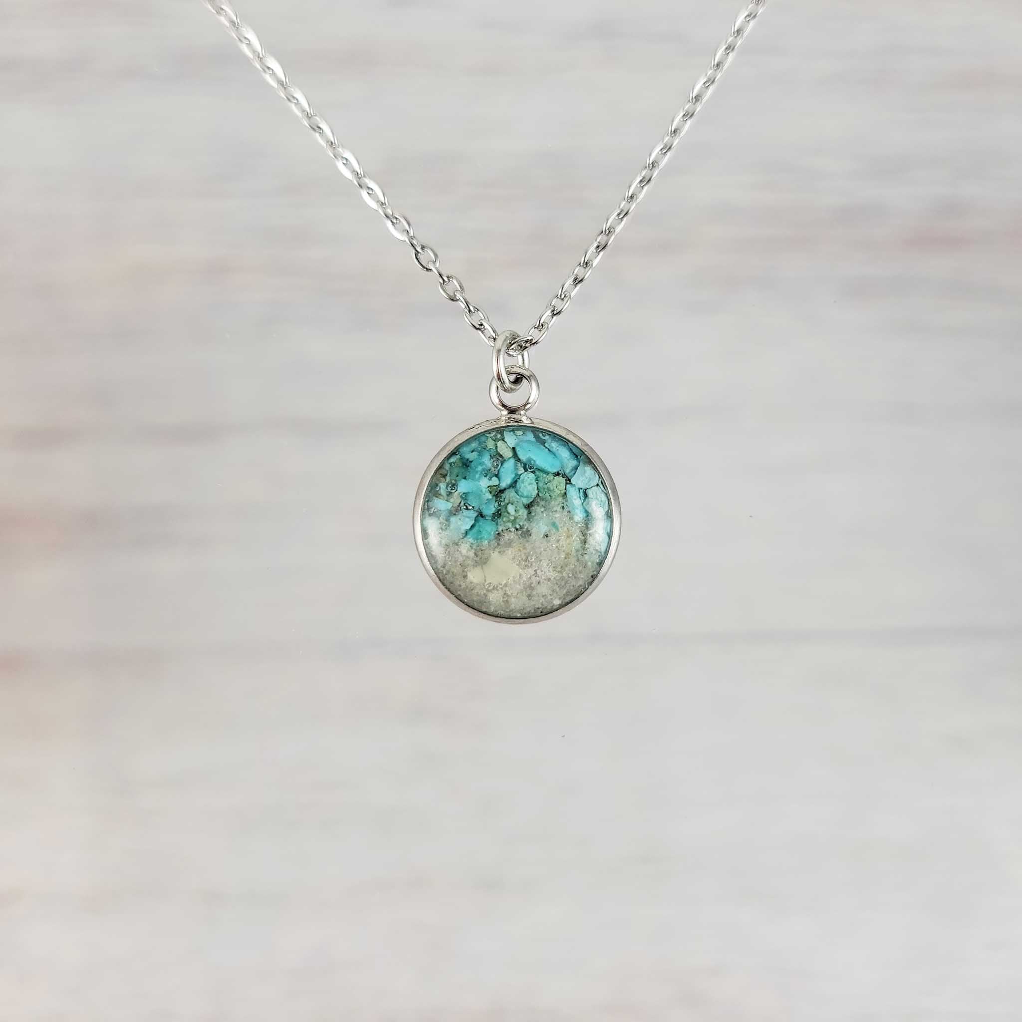 Turquoise Small Round Necklace