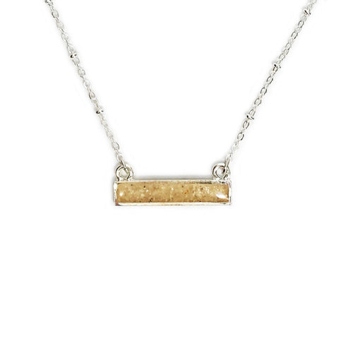 Sand Necklace - Beach Bar Connector Necklace