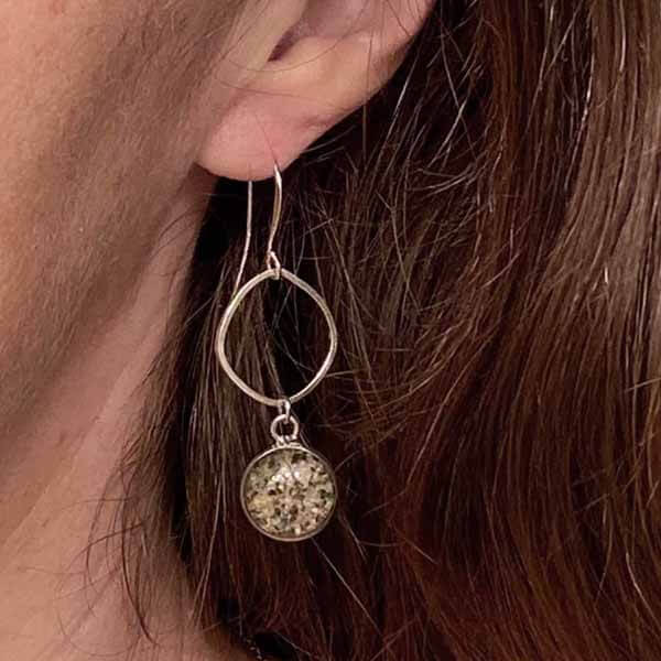 Beach Earrings Drop Hoop