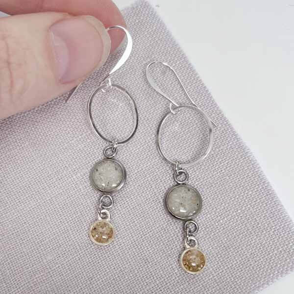 Beach Earrings Hoop Drop