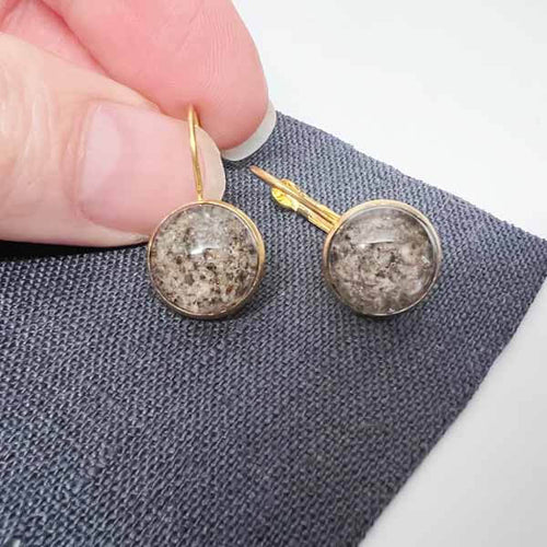 Beach Earrings Gold Dangle