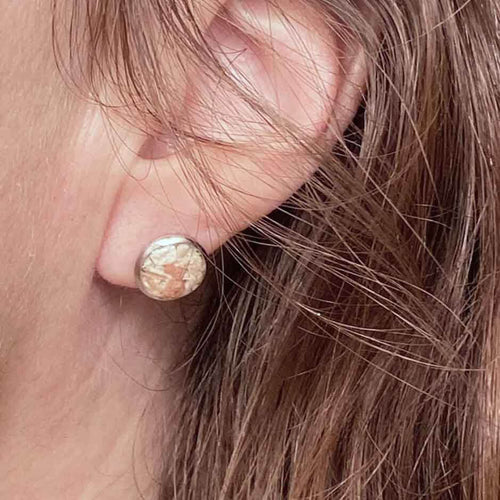 Beach Earrings Silver Post