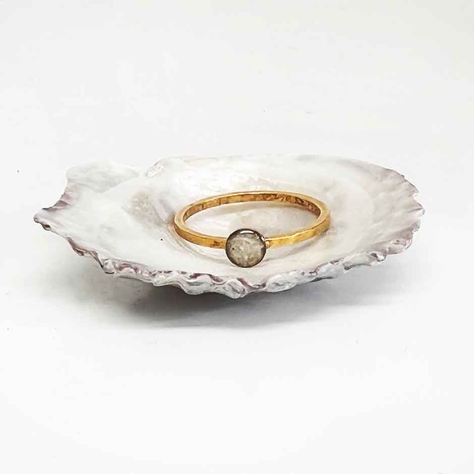 Round Stacker Ring in Gold