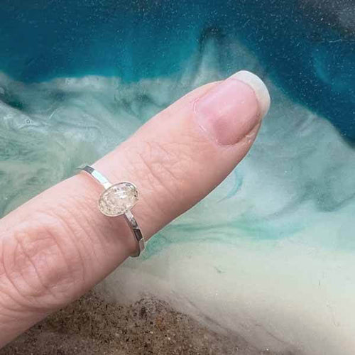 Beach Ring Oval Stacker