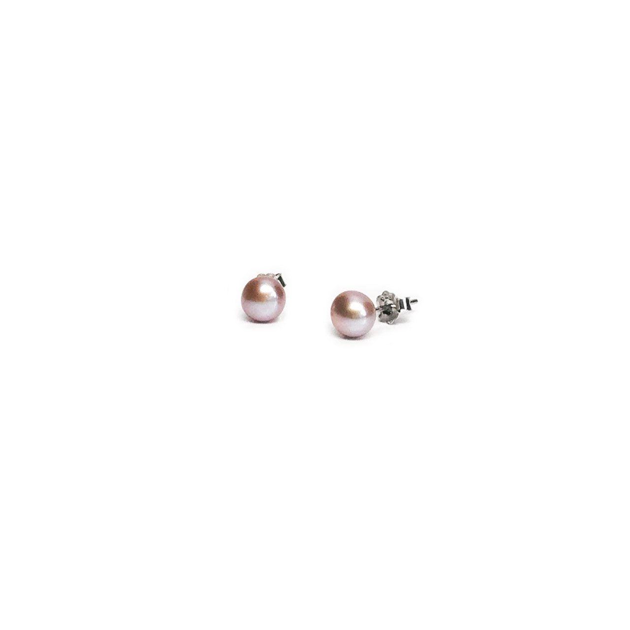 Freshwater Pearl Earrings in Rose