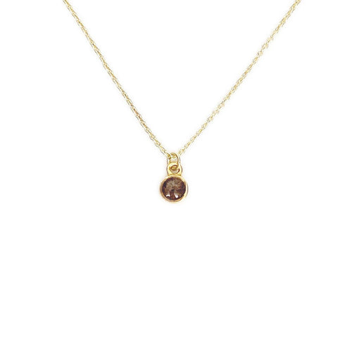 Tiny Charm Necklace in Gold